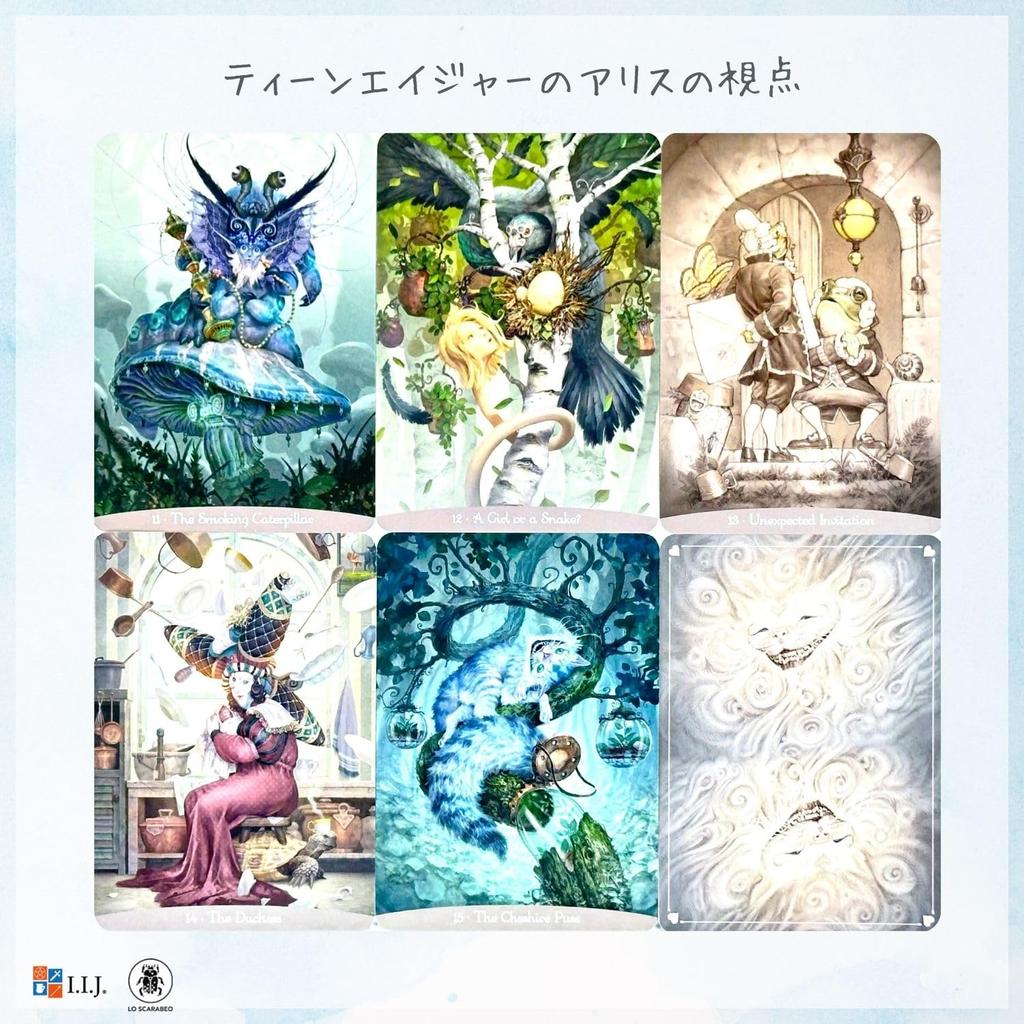 Карты Оракул Алиса в Стране Чудес Оракул Алиса в Стране Чудес Английский Аффирмации Гадание Аутентичный Продукт I.I.J