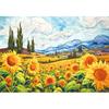 Пазл «Подсолнуховый холм» Винсента Ван Гога Знаменитый пейзаж 1000 деталей, популярная корейская головоломка