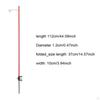 Accessories for Camping Lantern Holder, Hiking Lamp Detachable Hook, Aluminum Alloy,