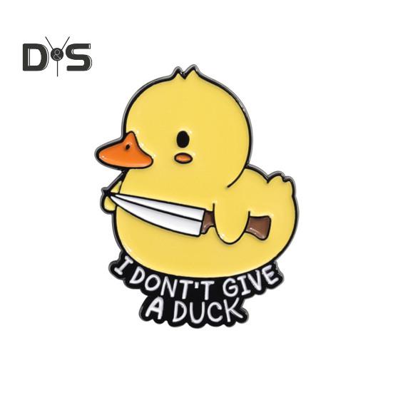 Значок в виде утёнка из мультфильма, украшение в виде животного, брошь из сплава, шляпа, шарф, сумка, украшение на лацкан, булавка, подарок на день рождения, выпускной, Рождество