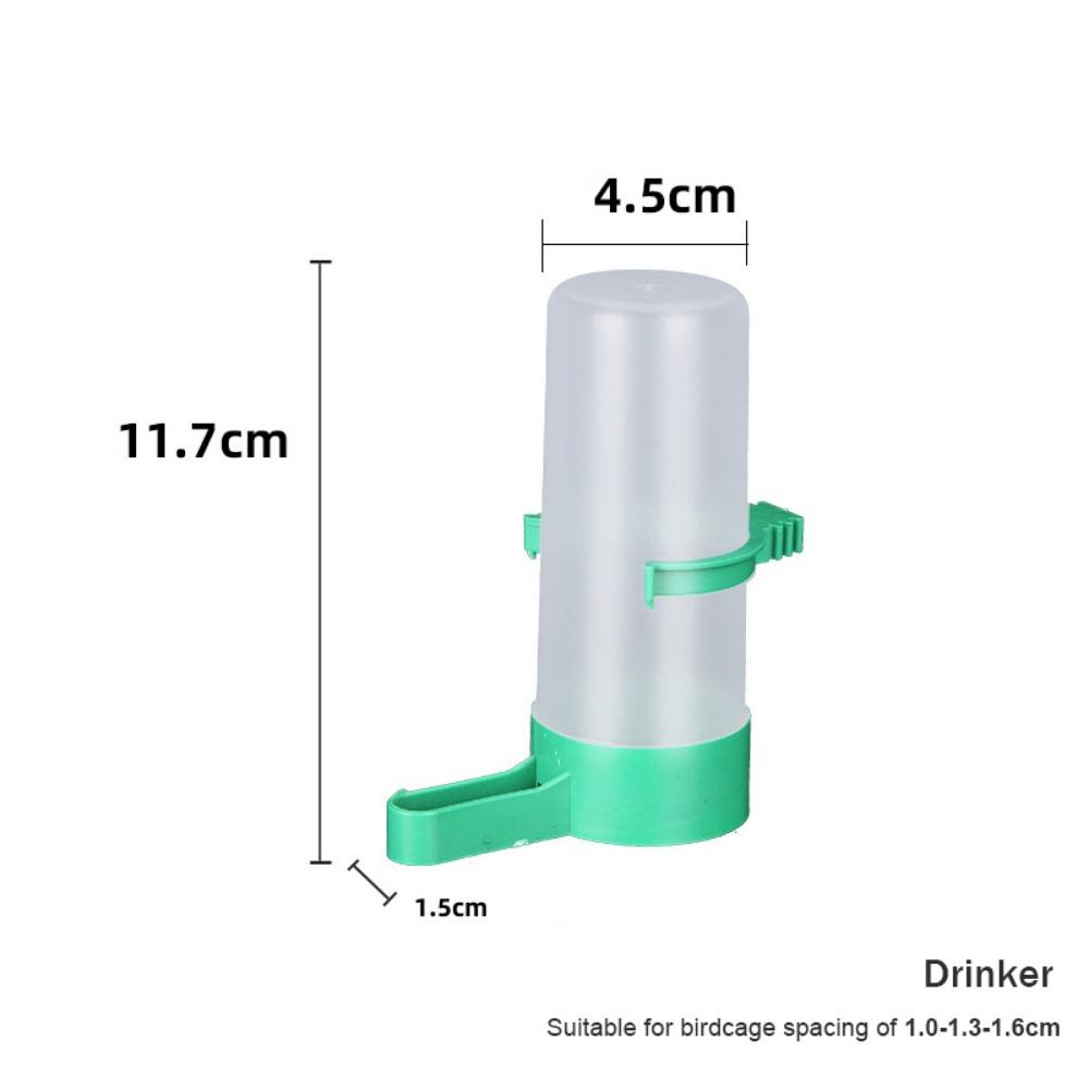 Plastic Bird Automatic Drinker Automati Parrots Feeder Waterer Bird Water Dispenser  Parrots