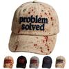 Halloween Costume Accessory Halloween Print Hat Bloodstained Print Hats  Cosplay