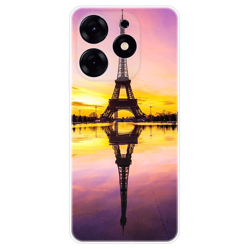 Для Tecno Spark 10 Pro Spark10 чехол Мягкая силиконовая задняя крышка модный чехол для телефона с мультяшным рисунком