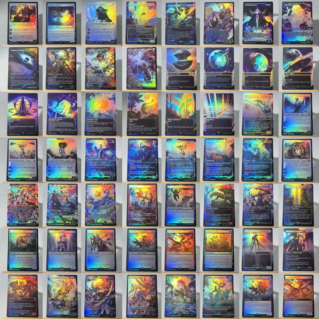 FDN DFT TDM FOIL6/002 Tcg прокси волшебные карты Twinflame Tyrant Twinflame Tyrant Меч Кузни и Границы Сияющее собрание