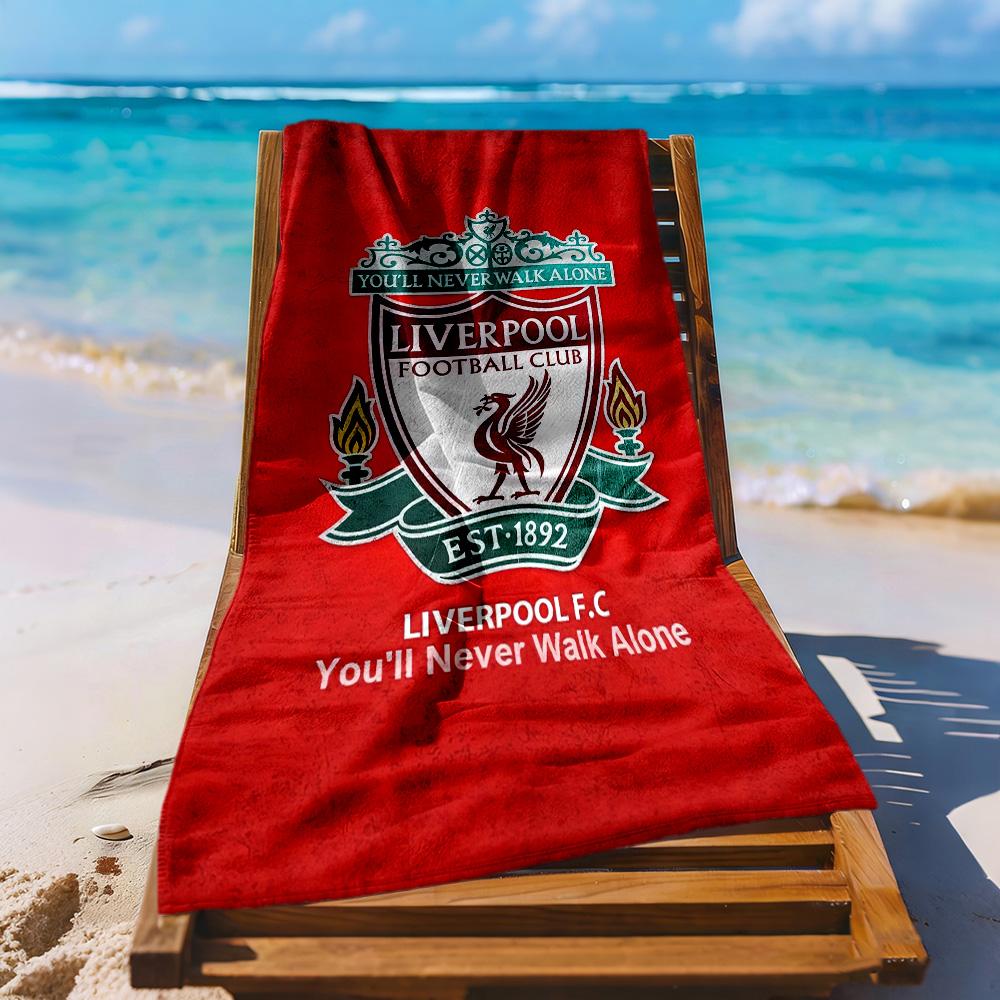 Liverpool Football Club Beach Towel Super Soft Microfiber Quickdry Fabric Comfortable Lightweight