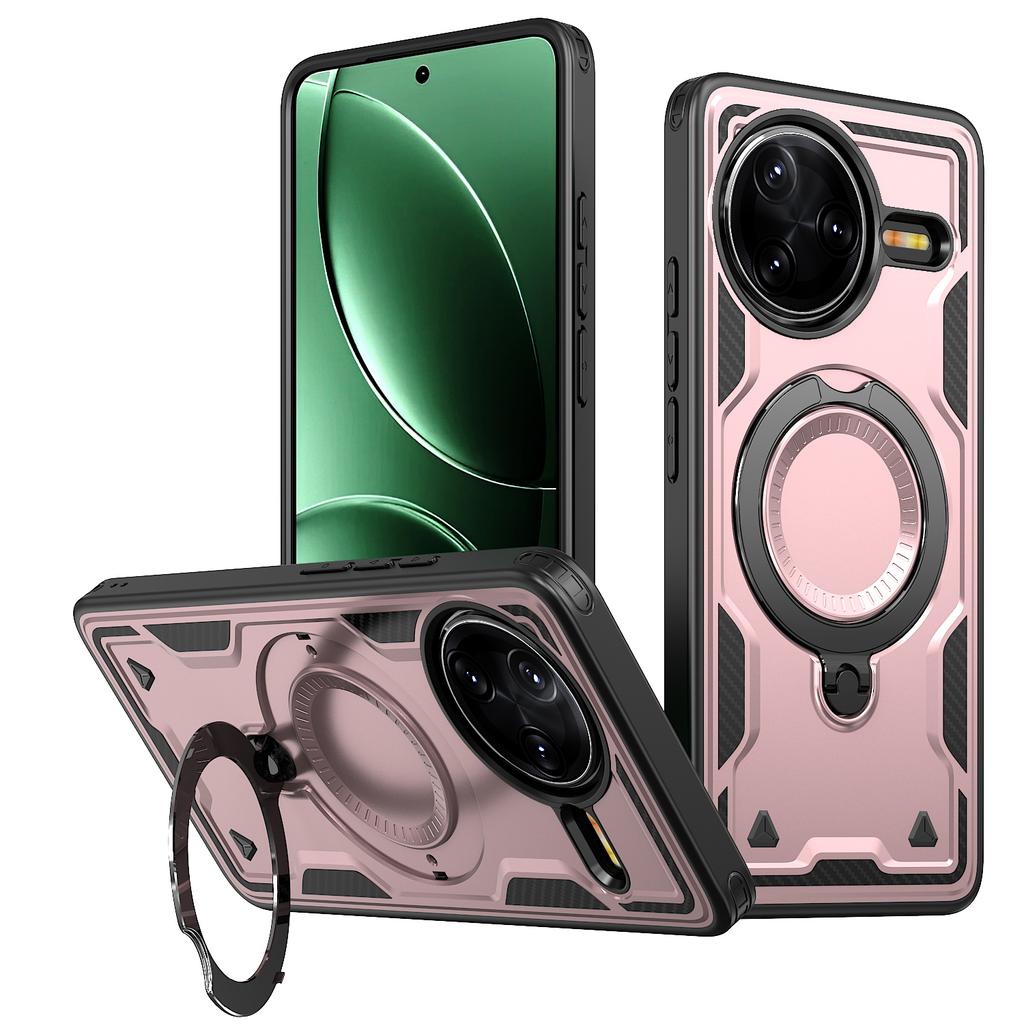 Magnetic Case For Xiaomi Redmi K80 5G/K80 Pro 5G/Poco F7 Pro 5G/F7 Ultra 5G Military Protection PC+TPU Kickstand Phone Cover