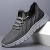Summer fly-woven men's shoes 2025 new work breathable mesh men's shoes non-slip cloth shoes casual sports trendy shoes