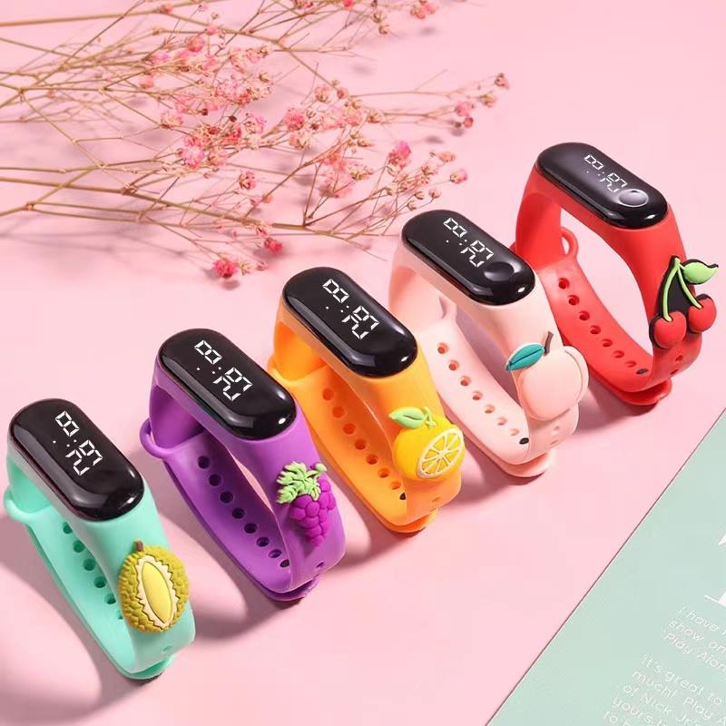 200+ Styles New Cartoon Led Doll Electronic Watch Children'S Plastic Touch Waterproof Kids Digital Smart Sports Watch