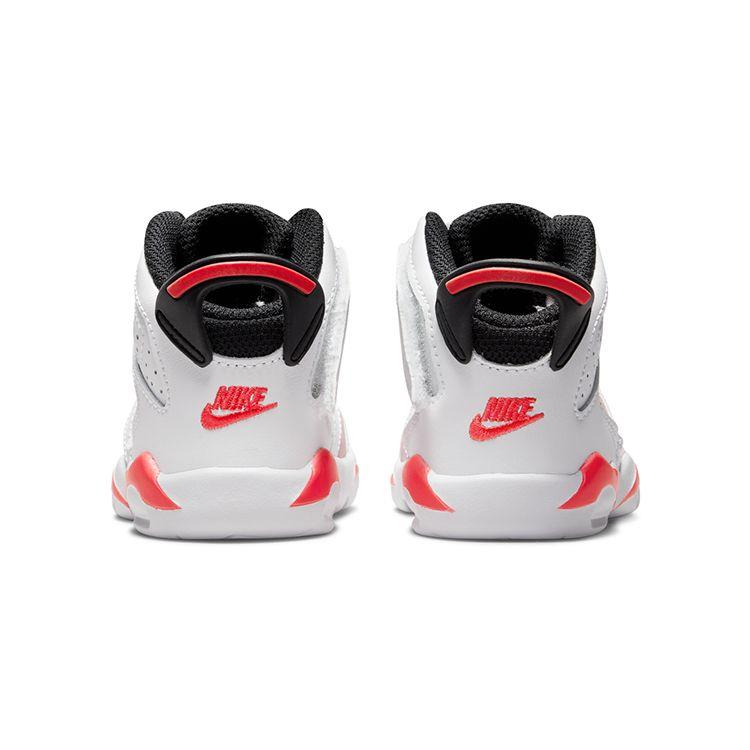 Jordan 6. Ретро-атмосфера Little Flex (ТД) Детские кроссовки Инфракрасный-23-Белый-Черный DR8499-661