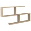 Wall Shelf Sonoma Oak 100 X 12 X 50.5 Cm Engineered Wood