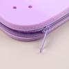 Soft Silicone Pencil Case Zipper Pouch Waterproof Lightweight Storage Bag for Kids School Office Writing Tools