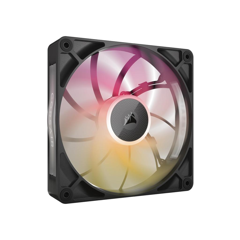 Комплект расширения CORSAIR iCUE LINK RX140 MAX RGB 140мм ШИМ Вентилятор для корпуса ПК 30мм Толщина Одинарная упаковка Черный CO-9051035-WW