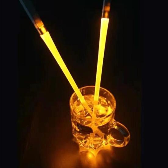 2шт светодиодные световые палочки для еды с батарейками LR41 светящиеся палочки для еды светящиеся вечеринки