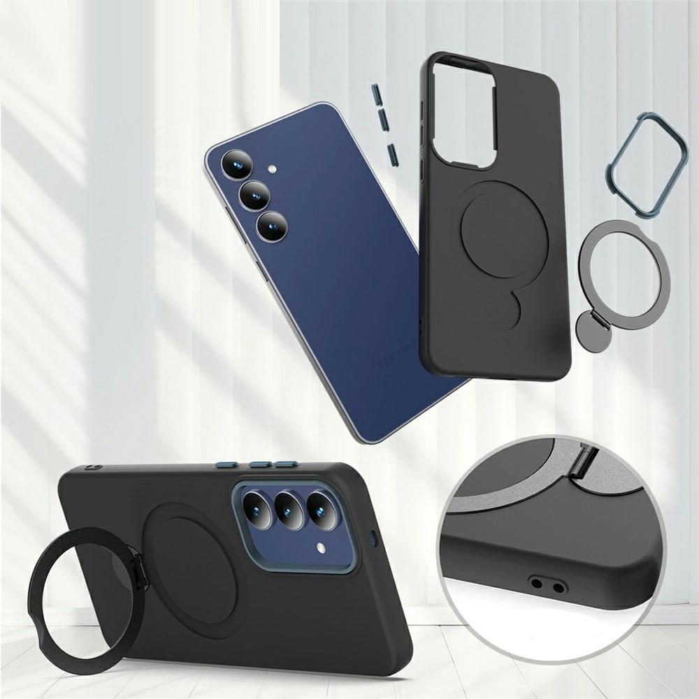 Case for Samsung Galaxy A27 5G, with stand, for MagSafe, black