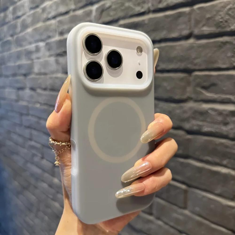 Для Magsafe Конфетная Желейная 2-в-1 Чехол Для Телефона Для iPhone 17 16 15 Pro Max Мягкий Силиконовый Матовый Чехол Для iPhone 14 13 Pro Max Обложка