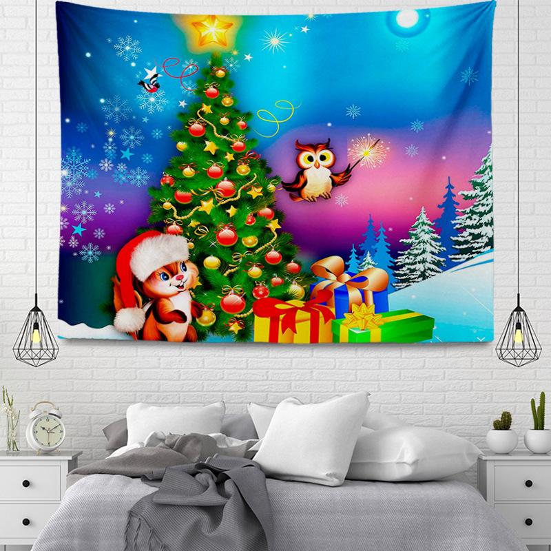 Рождественская серия Подвесной тканевый гобелен