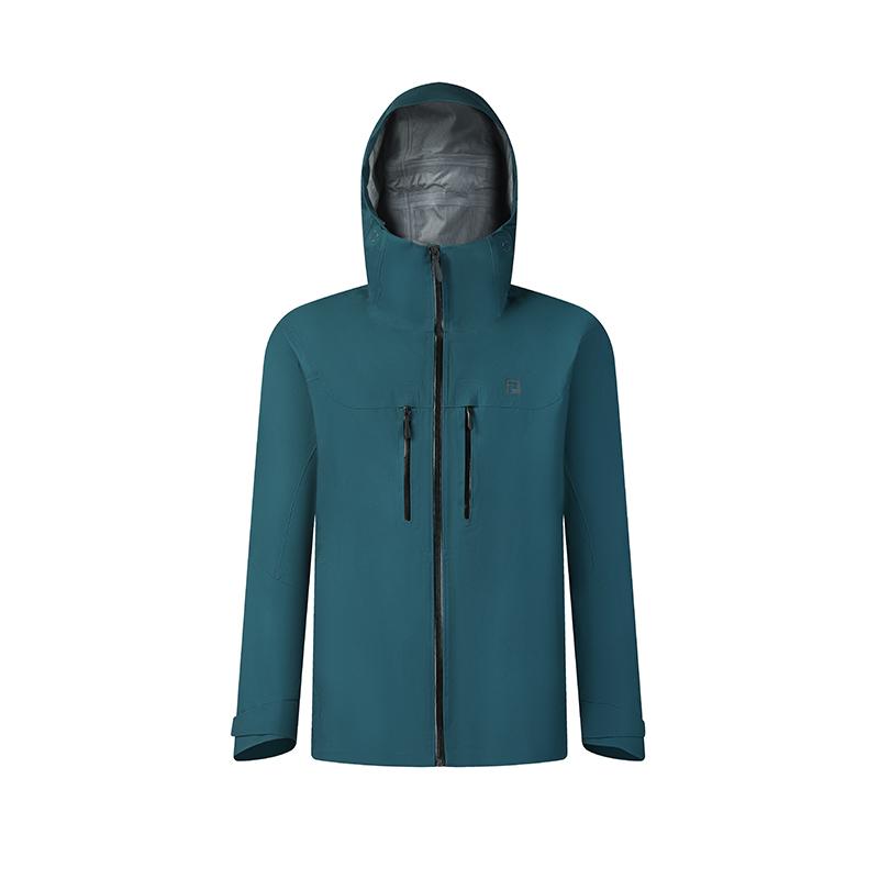 Новая куртка-ветровка FILA Outdoor для пеших прогулок, водонепроницаемая и ветрозащитная, мужская, темно-зеленая A11M517710F-DG