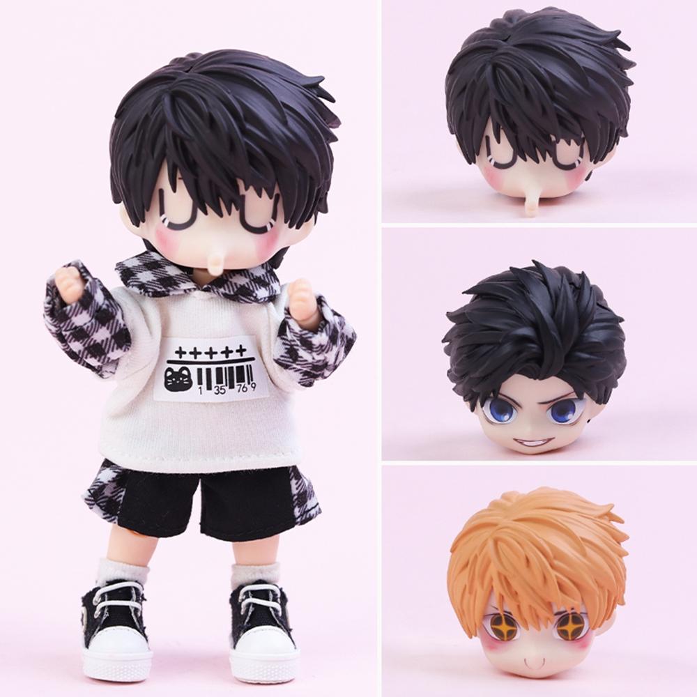 OB11 Сменная головка Мальчик Головка мальчика Obitsu11 Gsc Тело 1/12 BJD Головка куклы Тело куклы Мальчик Милый Нежный Головка мальчика