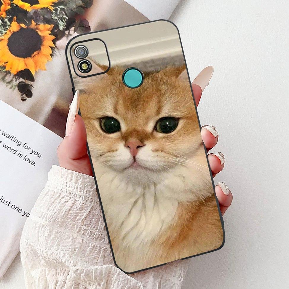 6,0" Чехол для Tecno Pop 4 Силиконовый Забавный Роскошный Милый Мультяшный Кот Девочки Крутые Парни Задняя Крышка Для Телефона Tecno Pop4 BC2c BC1s