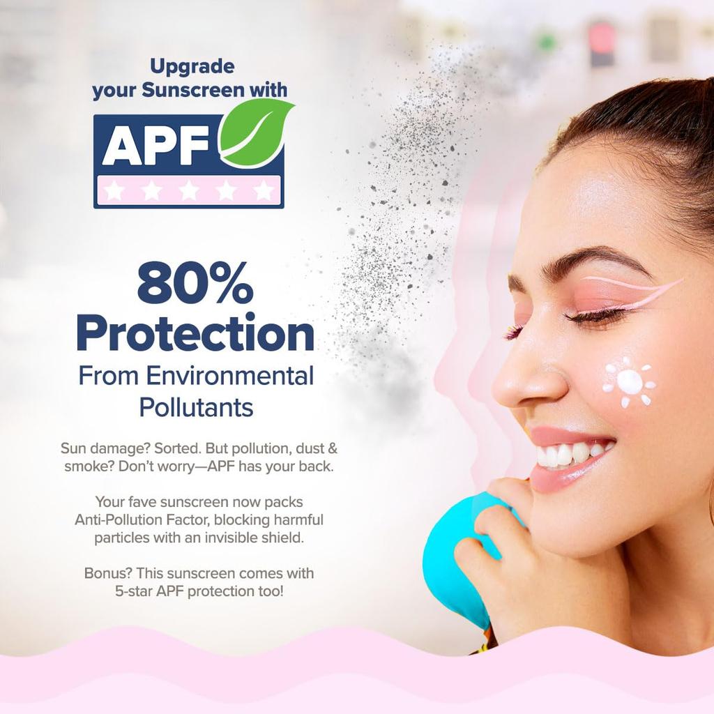 Aqualogica Гель-солнцезащита Radiance+ с эффектом сияния SPF 50+ PA++++ Широкий спектр защиты от УФ-лучей и загрязнений 30 г