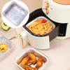 10/20/30pcs Disposable Air Fryer Aluminum Foil Tray Oil-proof Tin Foil Tray For Baking Roasting