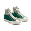 Converse Chuck Taylor All Star 1970-х Модные Легкие Высокие Кеды из Канваса Унисекс Зеленый Серый