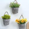 Hanging Planter Basket Flower Holder Unique Wall Pot Mounted for Dorm