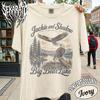 Comfort Colors Jackie and Shadow Shirt, Big Bear Lake Bald Eagle T-Shirt, Northern Lights Nature Graphic Tee, Outdoor Wildlife Lover Gift