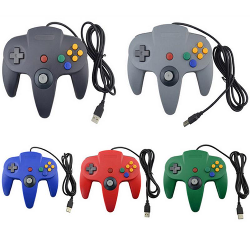 N64 USB N64 ABS Геймпад Контроллер Джойстик Ручка для компьютерной игры для ПК