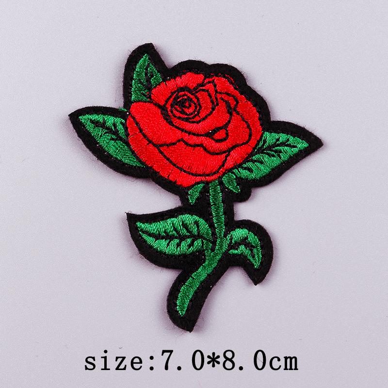 Mushroom Patch Iron On Patches For Clothing Thermoadhesive Patches On Clothes Natural Cartoon Embroidery Patch For Clothes Badge