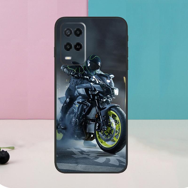 Motorcycles Case For Oppo A40 A60 A80 A76 A96 A16 A17 A57 A18 A38 A58 A78 A98 A15 A54 A74 A94 A6 A5 Pro