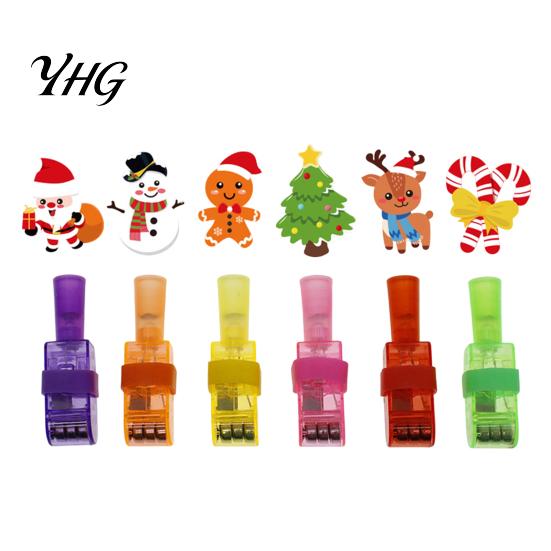 Holiday Event Giveaways Christmas Finger Projector Light, Mini Patterns LED Toy for Kids, Party Favors Light Up Ring Projection Xmas Supplies Lights