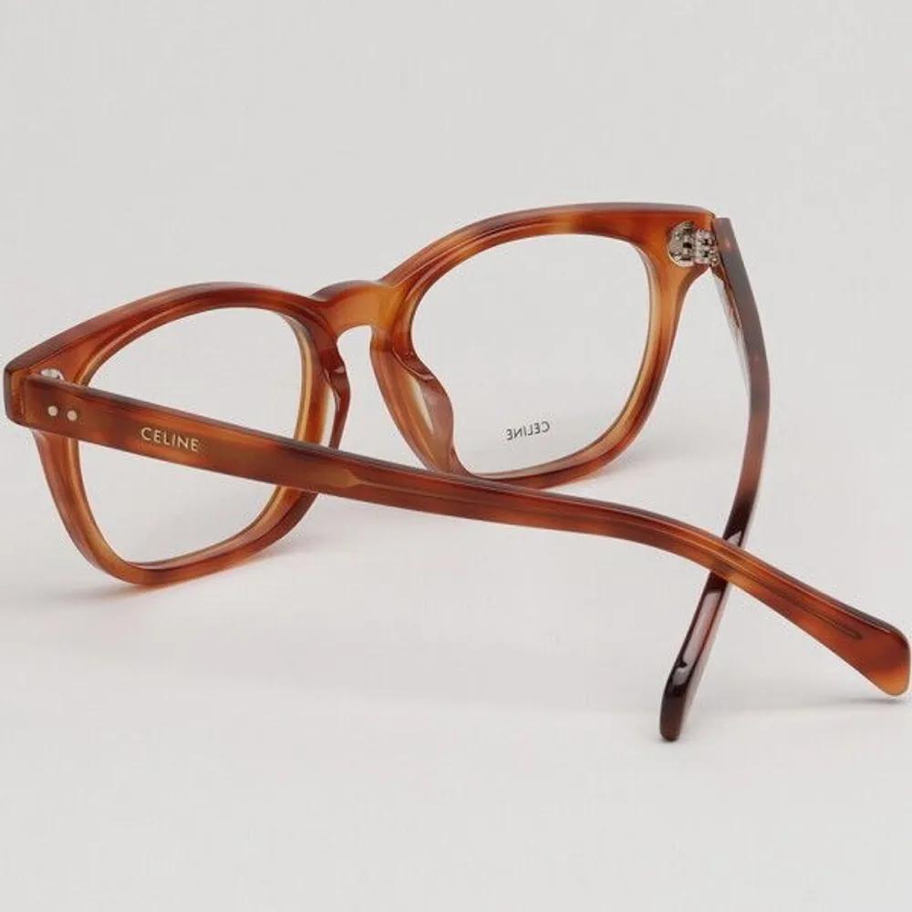 [Celine] Eyeglass Frames CL50032F 053 Square Leopard Print Horn-rimmed Daily