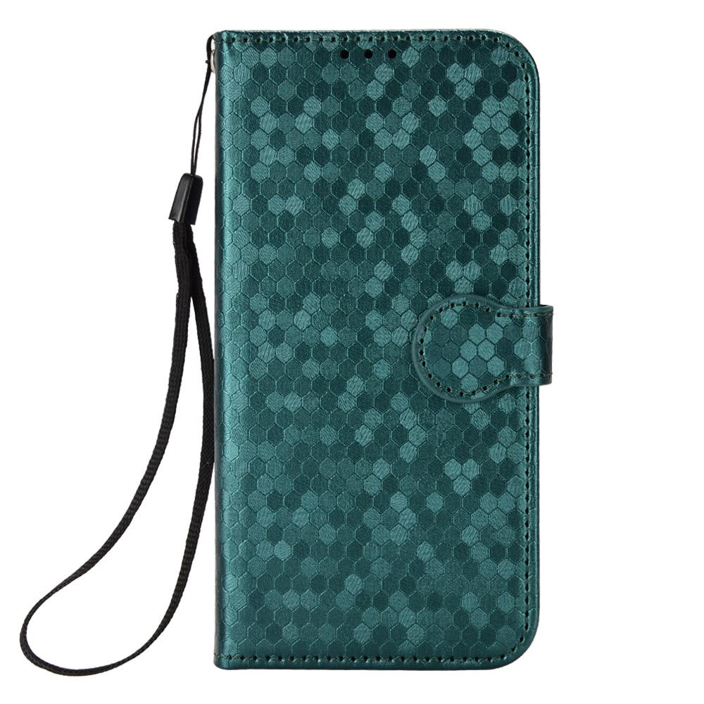 For Huawei Nova 14 Ultra 5G Wallet Case Dot Pattern Imprint PU Leather Phone Cover with Wrist Strap