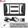 Рамка для автомагнитолы Nissan Teana Maxima J31 2003-2008, 9-дюймовая панель для стереосистемы, жгут проводов, адаптер, монтажный комплект Canbus