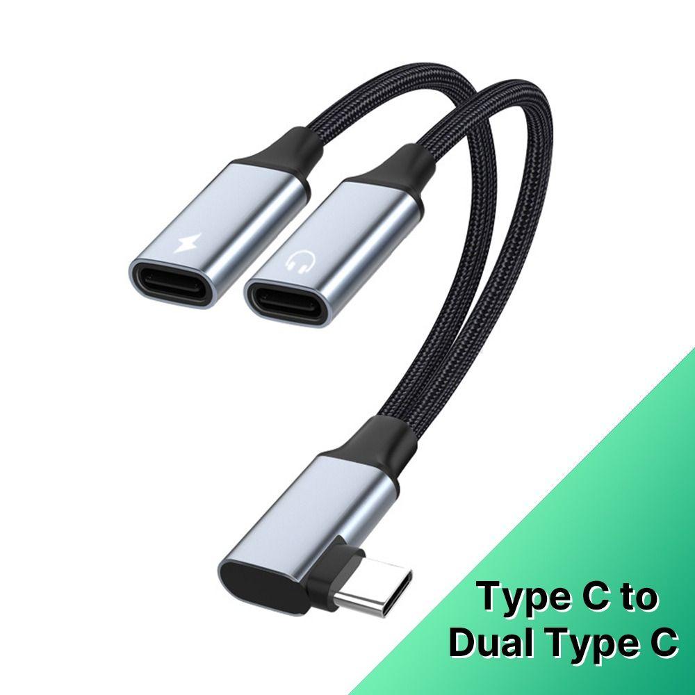 2 в 1 USB Type C аудио конвертер передача данных USB-C на 3,5 мм OTG адаптер для домашнего офиса