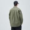 Heavy Washed Cotton Japanese Retro Trendy Brand Loose Casual Shirt Jacket Dark Gray Army Green Jujube