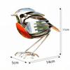 New Handmade Robin Metal Art Sculpture Mockingbird Metal Robin Desktop Small Ornament Robin Ornament Robin Statue