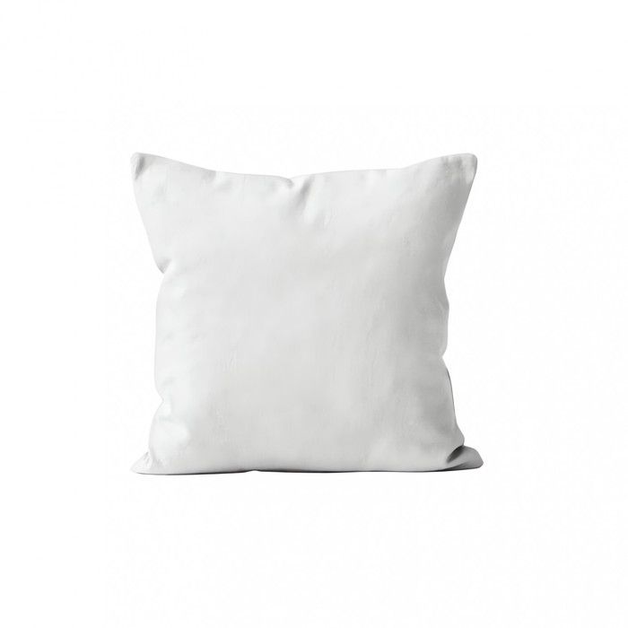 ALIX White Cushion Cover 60x60 Cm, by Soleil D'ocre