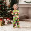 Parent-child Christmas Print Home Suit Long-sleeved Top And Pants