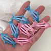 Colorful Snap Clip Girls Kid Hairpins Glitter Metal Hair Clip Dolphin with Glitter Handmade Hairpins Snap Hairpins