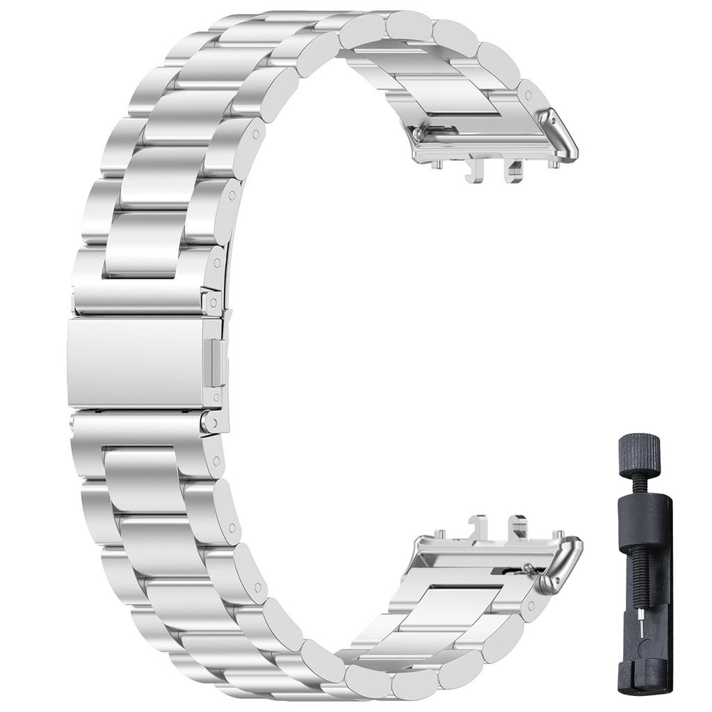 Ремешок из нержавеющей стали для Samsung Galaxy Fit 3, металлический браслет, роскошный деловой ремешок для Samsung Galaxy Fit3 SM-R390, аксессуары