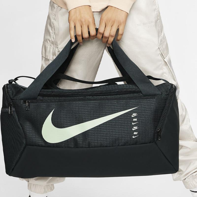 Nike Полиэстеровая Сумка-тоут Сумка для спортзала Дорожная сумка Унисекс Морской зеленый Повседневная CU1033-364