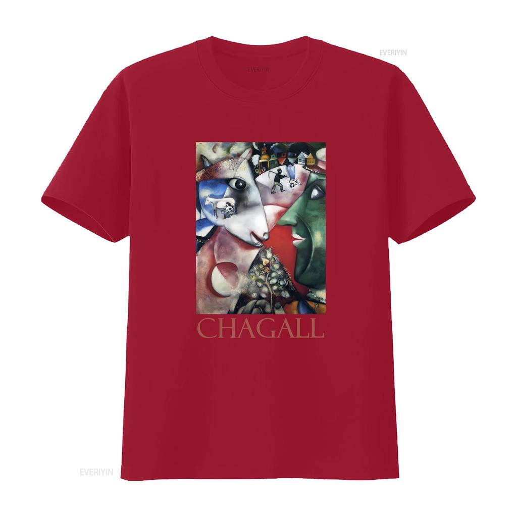 I And The Village 1911 By Marc Chagall T Shirt S 5xl Fast Shipping Vintage Slightly Soft Fashion Streetwear Graphic
