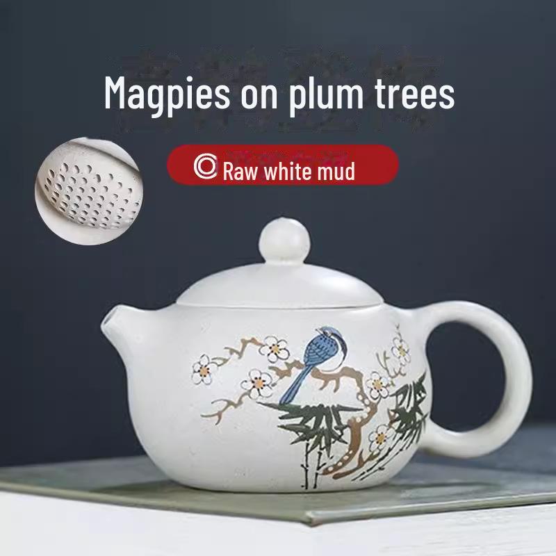 Набор чайников ручной работы из фиолетовой глины Исин – Чайный сервиз в стиле кунг-фу с различными формами чайников (Сертификат включен)