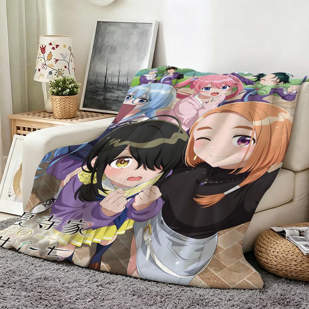 Anime The S Shiunji F Family C Children Flannel Blanket Suitable for Sofa Living Room Bedroom