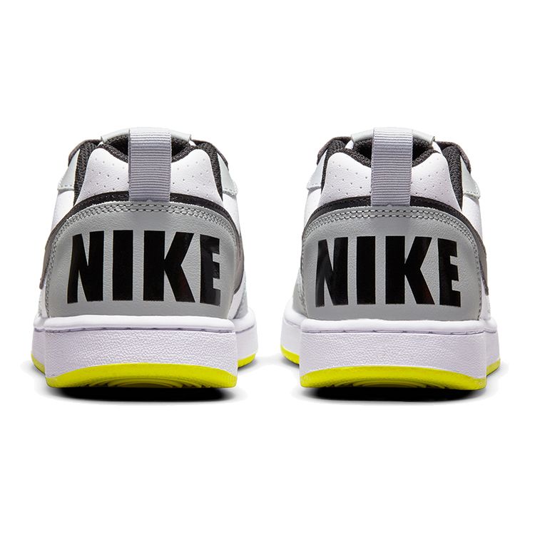 Nike Кроссовки Court Borough Low GS Wolf Grey Black Kids Белые 839985-104