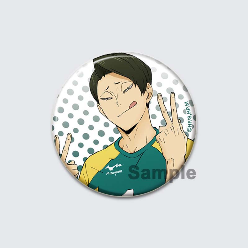 32/44/58 мм мультяшные фигурки Кенма Кодзуме, значок аниме Haikyuu!! Броши на рюкзак, одежда, ручная работа, круглые эмалевые булавки для фанатов, ювелирные украшения, подарок