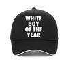 WHITE BOY OF THE YEAR print Graphic baseball cap Casual Street Fashion Unisex snapback hats outdoor Breathable adjustable hat