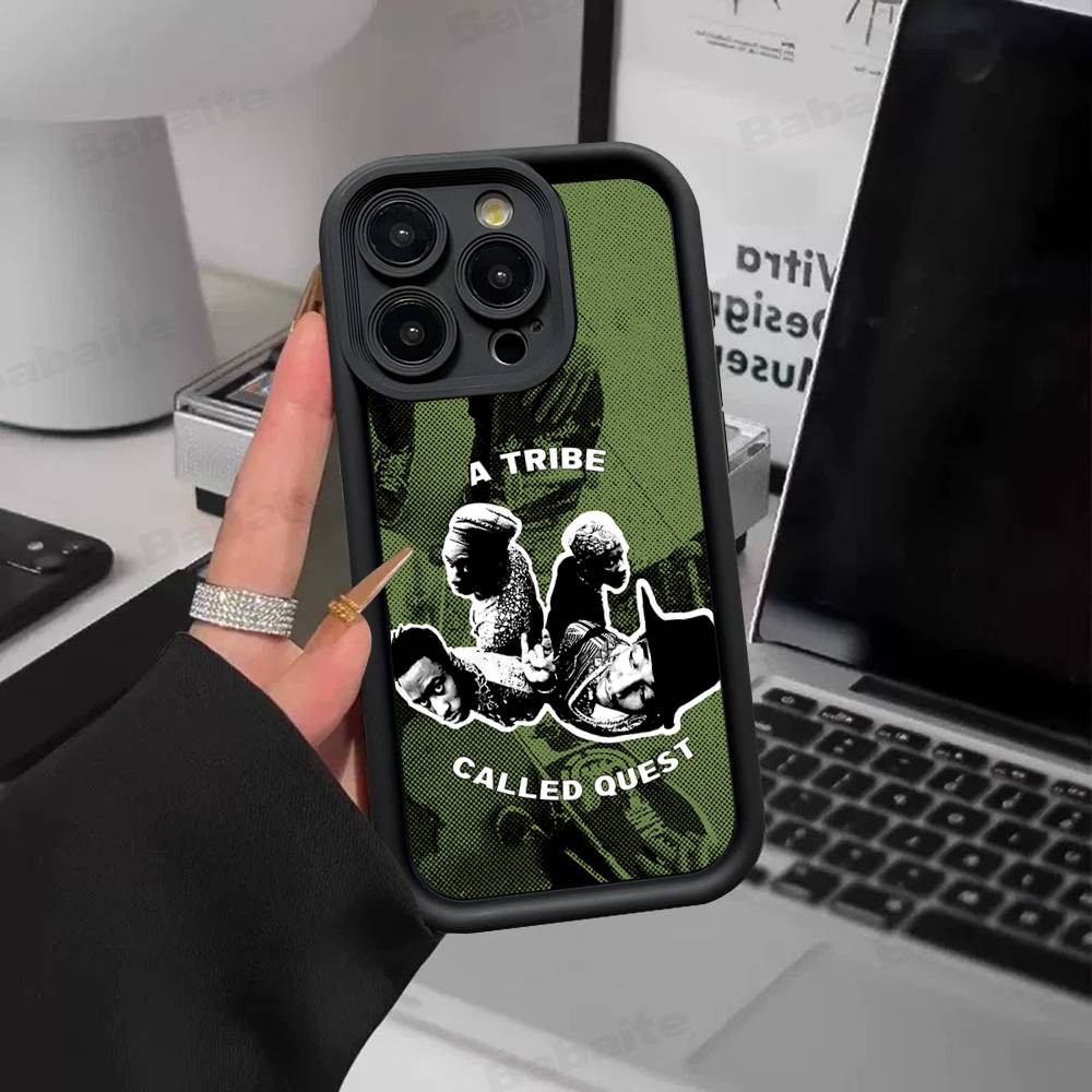 Pop Band A T_Tribe Called Quest For IPhone 17 Pro Max 16 15 14 13 12 11 Plus Black Soft Phone Cover